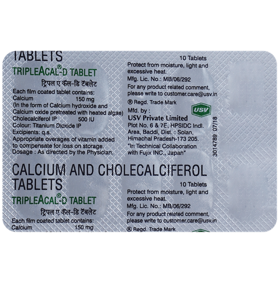 Tripleacal-D Tablet