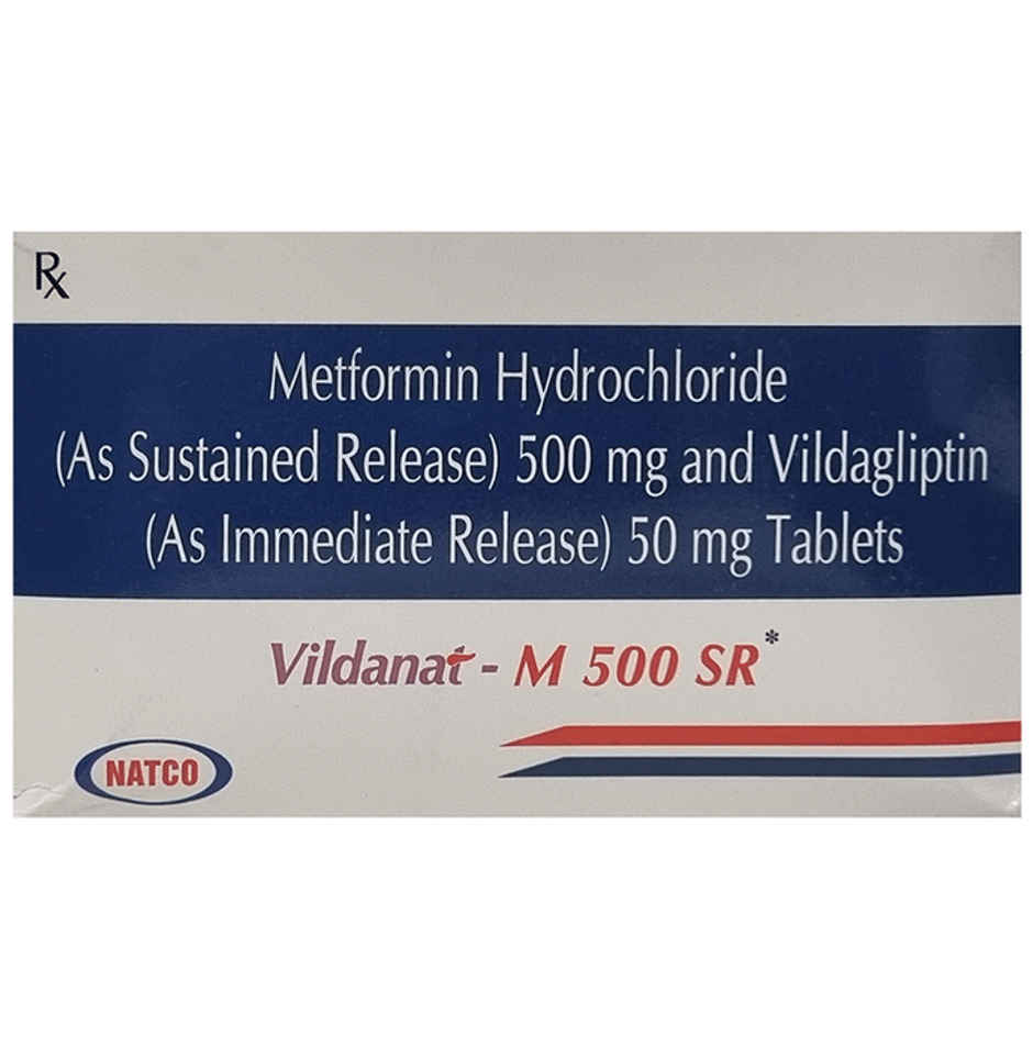 Vildanat-M 500 SR Tablet