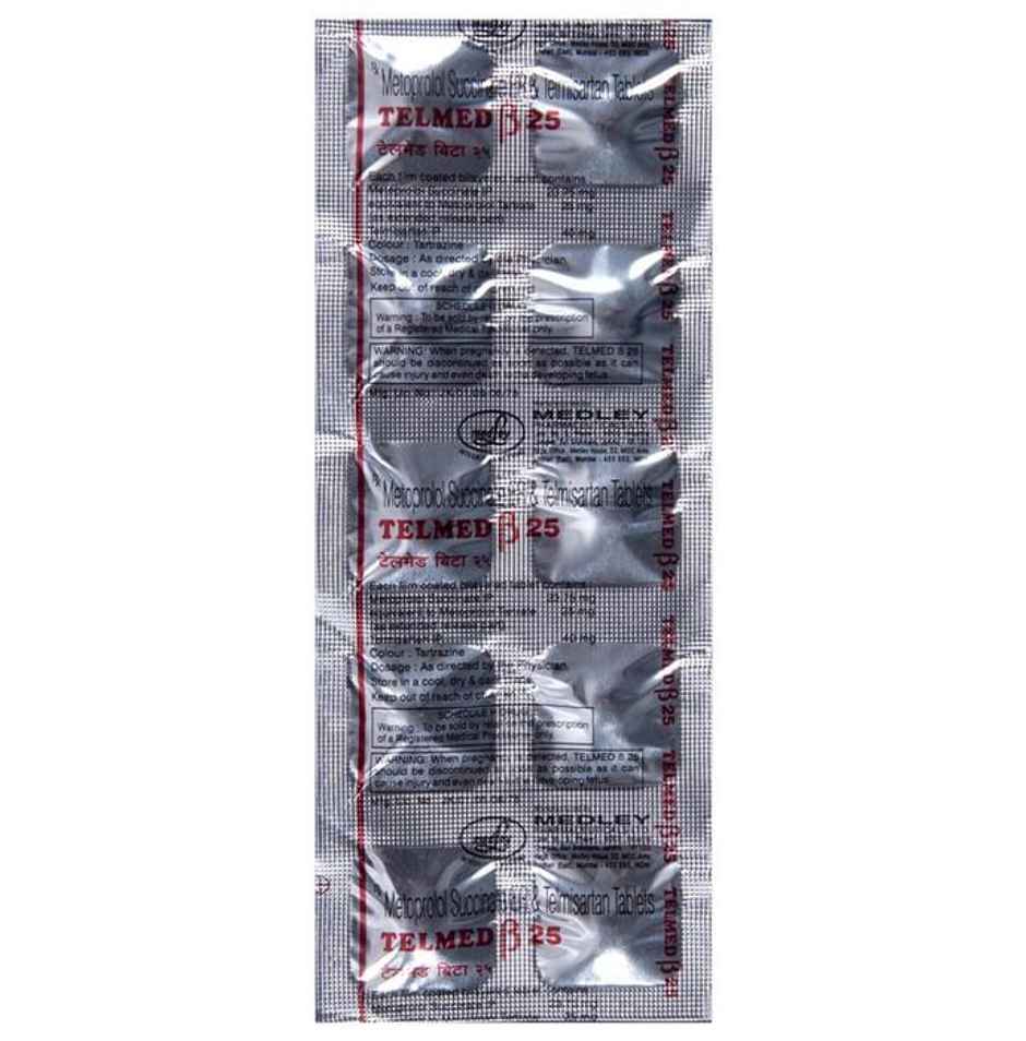 Telmed Beta 25 Tablet ER