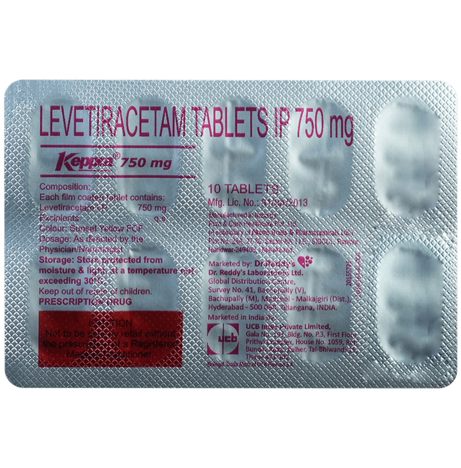 Keppra 750mg Tablet