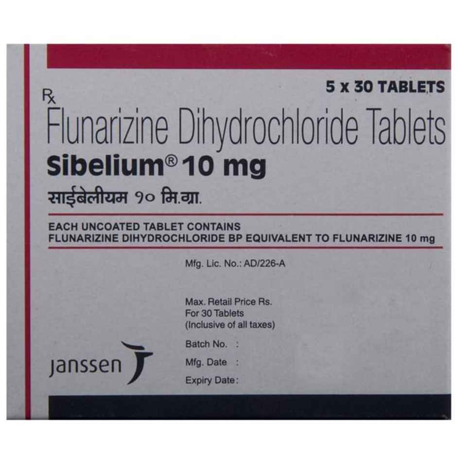 Sibelium 10mg Tablet