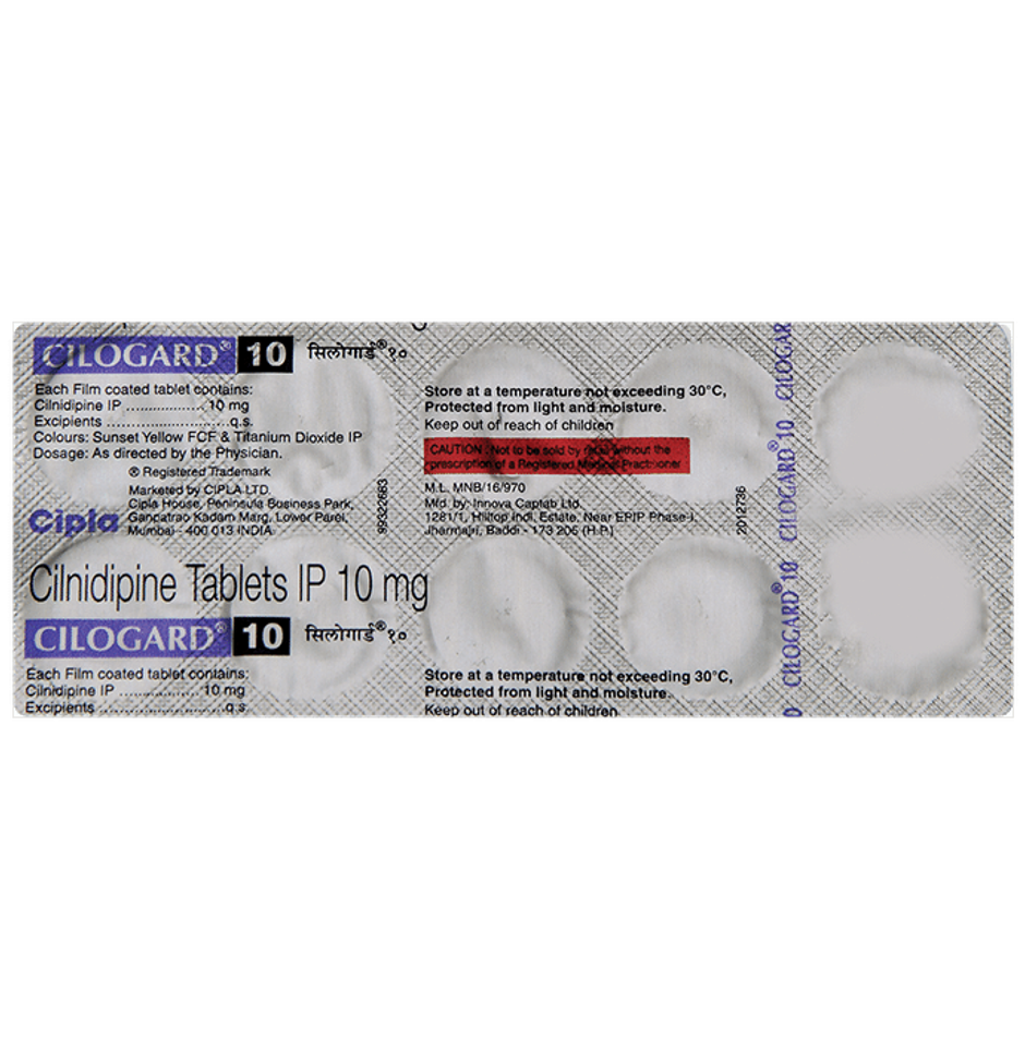 Cilogard 10 Tablet