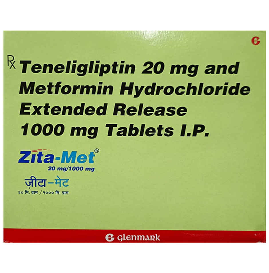 Zita-Met 20mg/1000mg Tablet ER