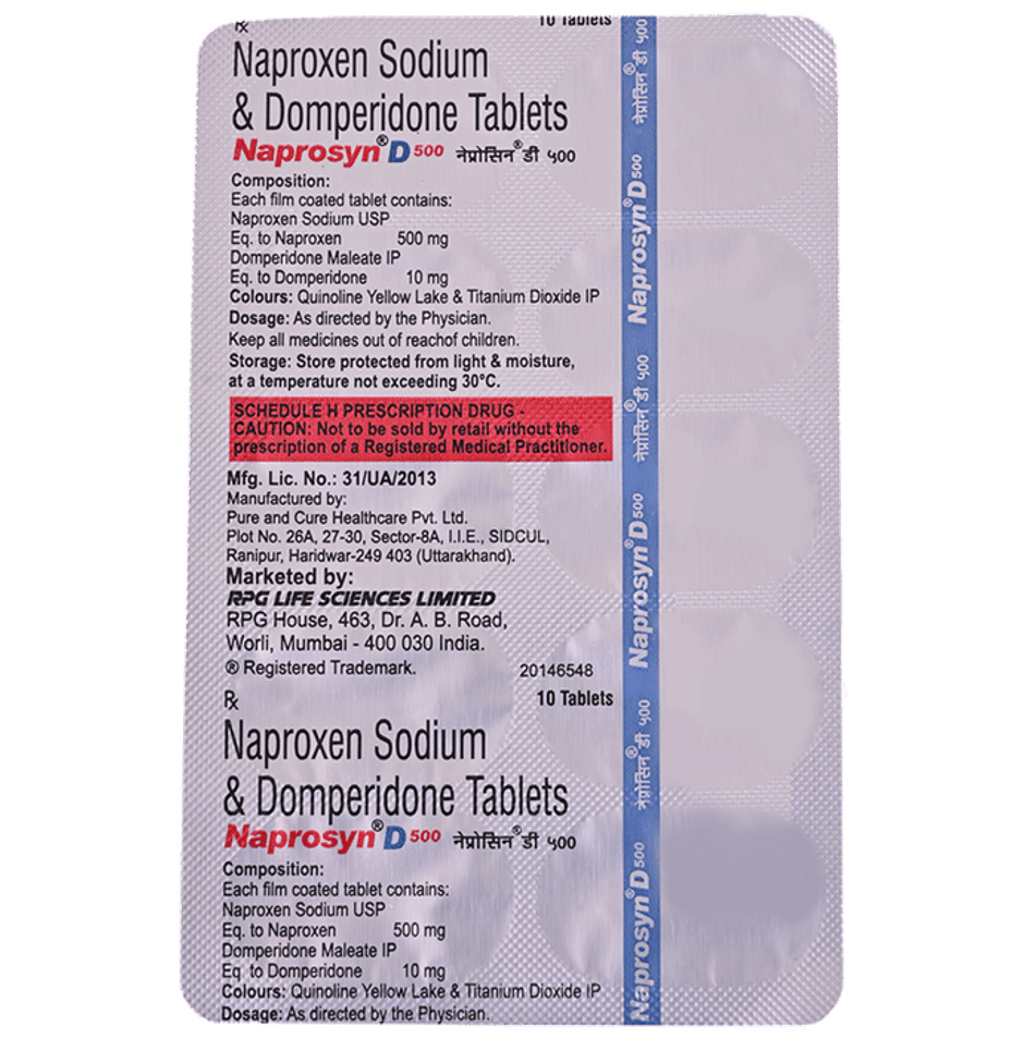 Naprosyn D 500 Tablet