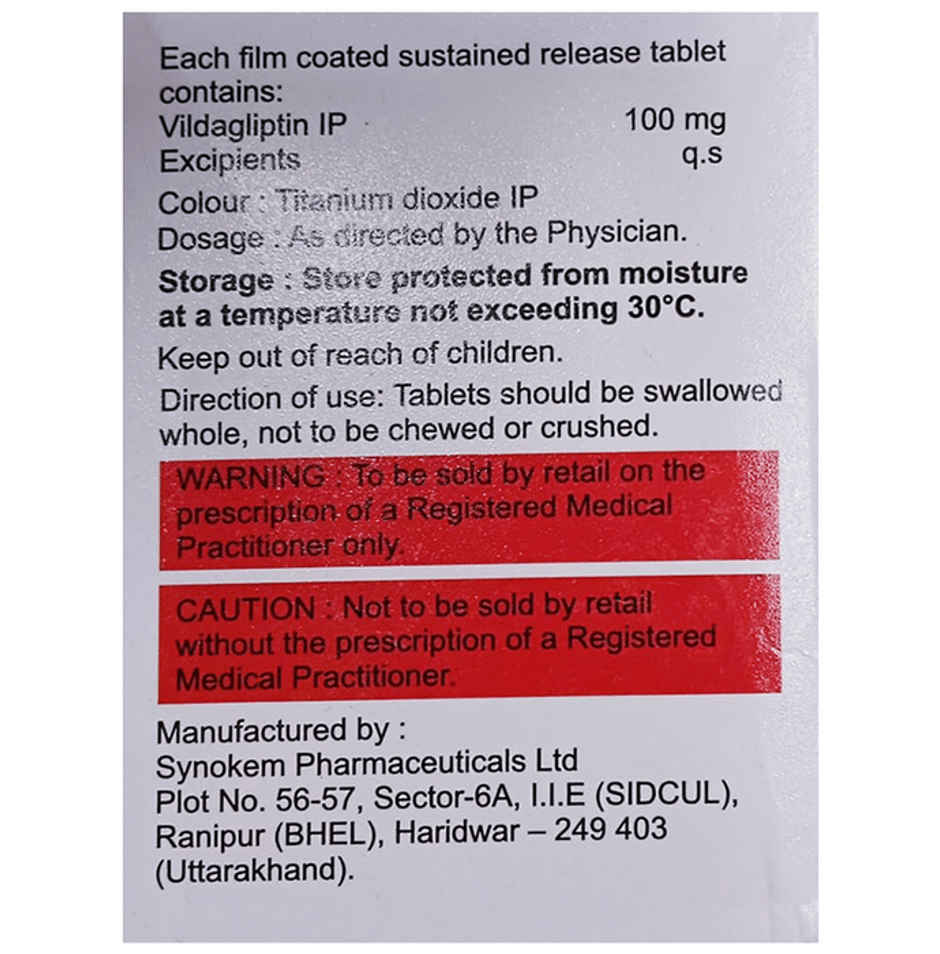 Vildaray SR 100 Tablet