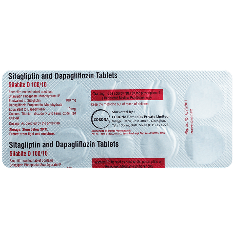 Sitabite D 100/10 Tablet