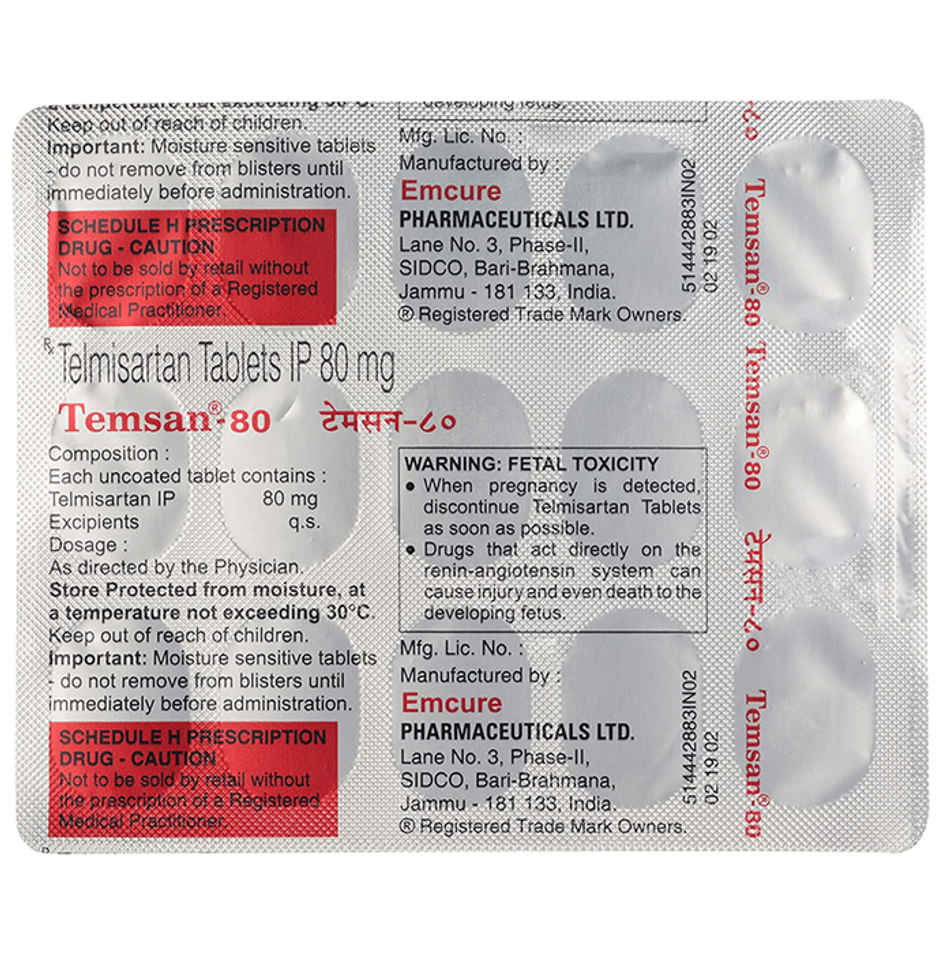Temsan-80 Tablet