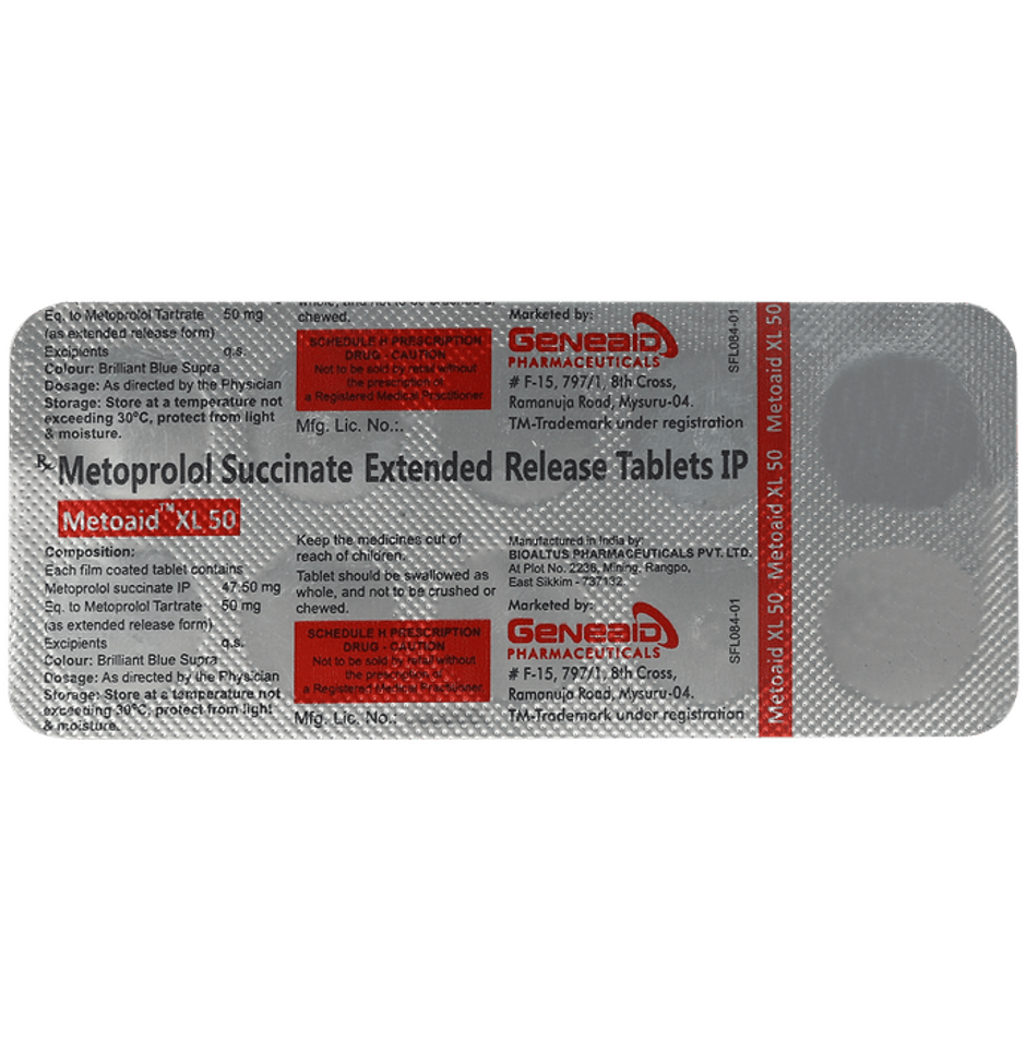 Metoaid XL 50 Tablet ER