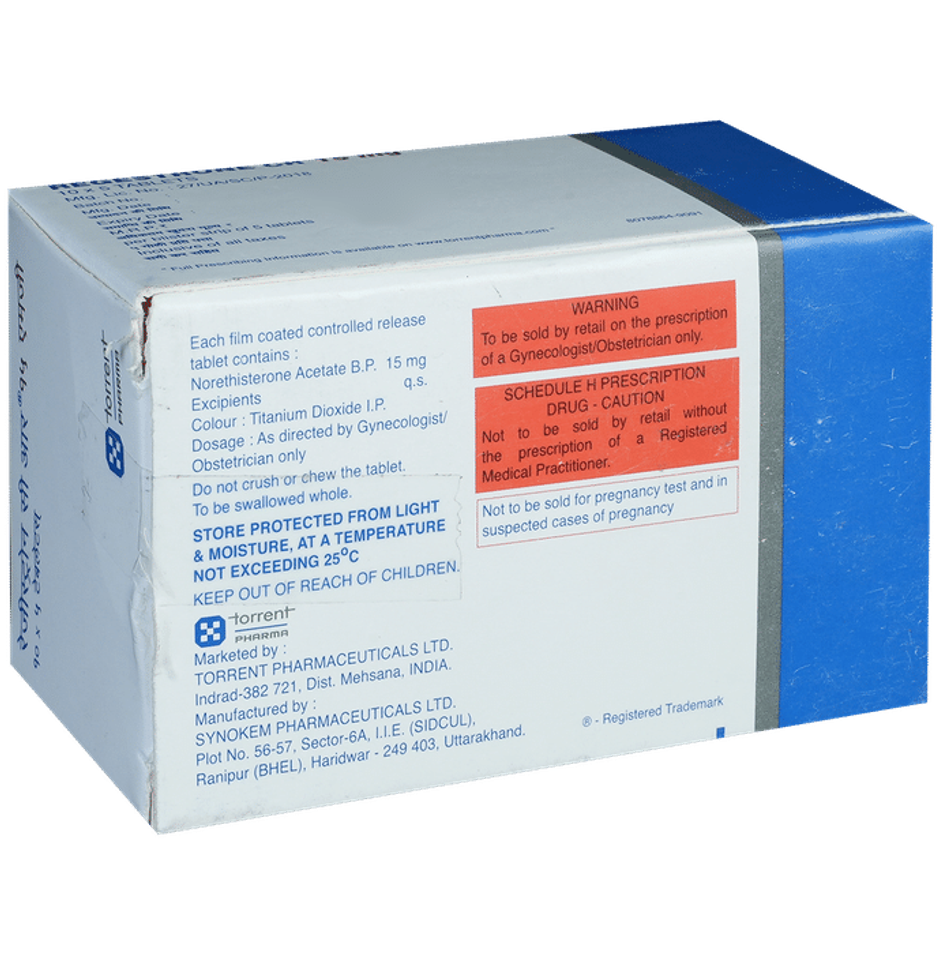 Regestrone CR 15mg Tablet
