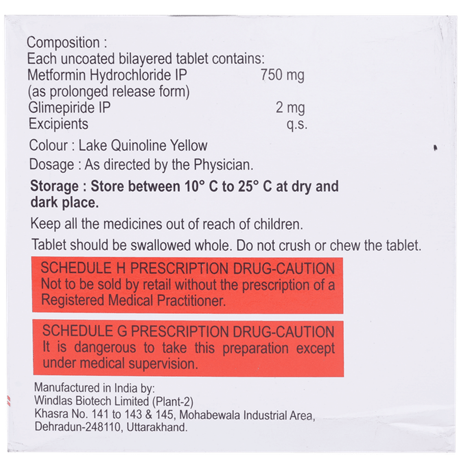 Glimisave M2 750 Tablet PR