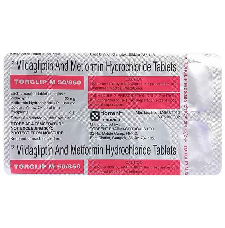 Torglip M 50/850 Tablet