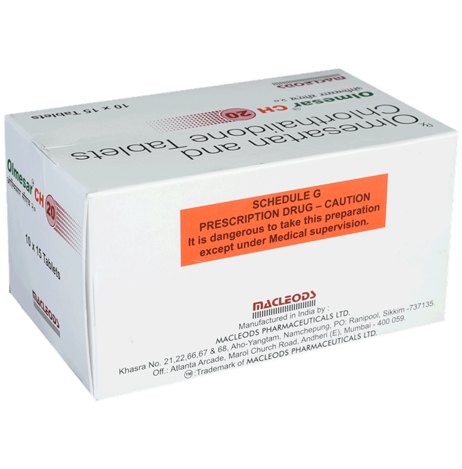 Olmesar CH 20 Tablet
