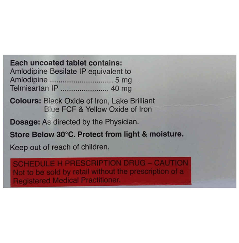 Amlopres TL 40mg/5mg Tablet