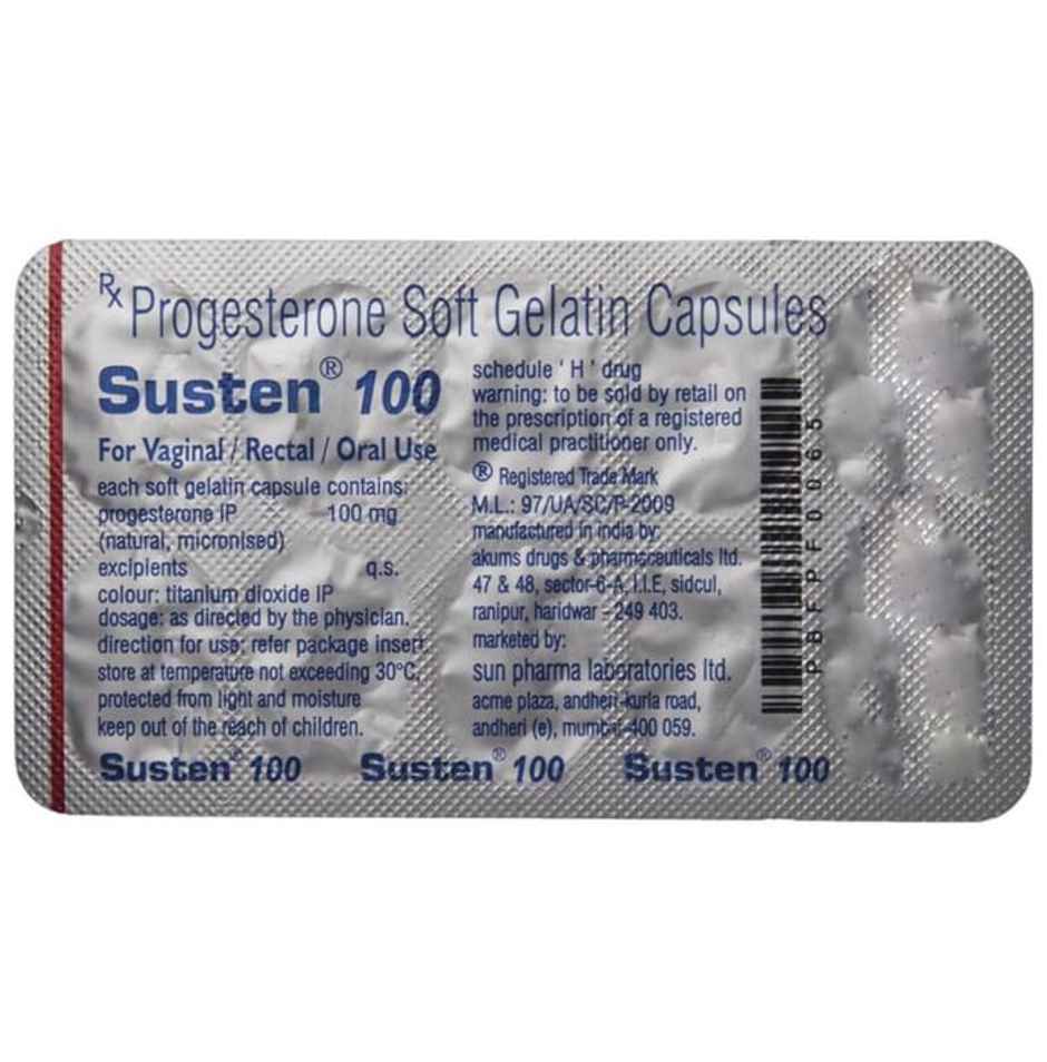 Susten 100 Soft Gelatin Capsule