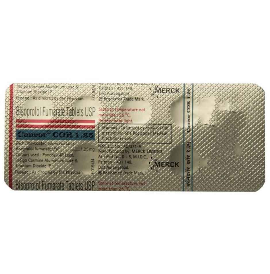 Concor COR 1.25 Tablet