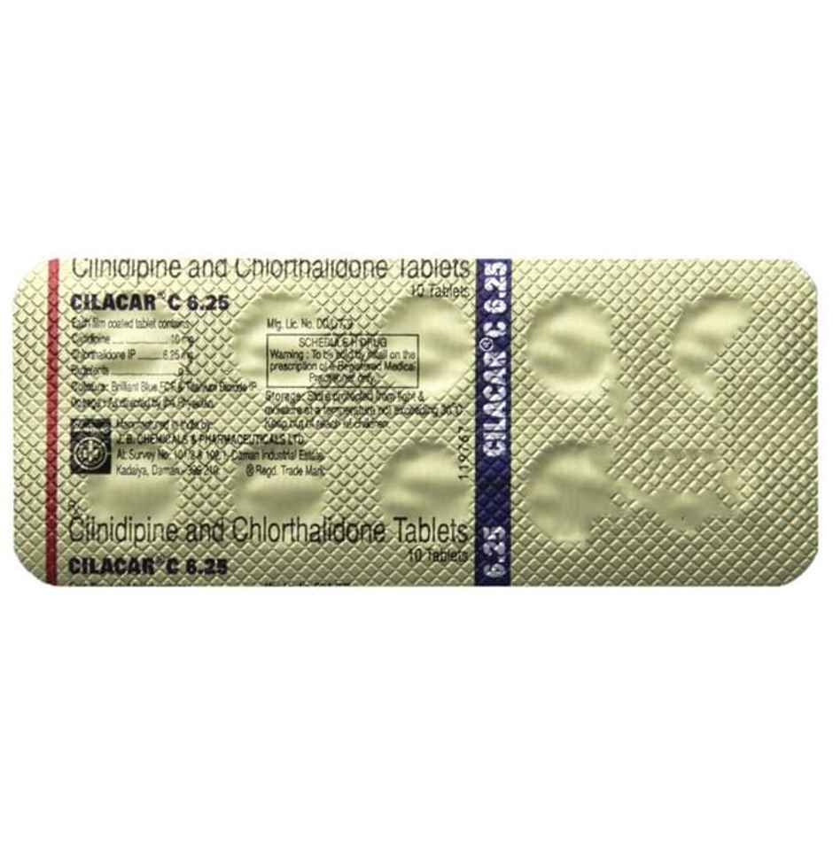 Cilacar C 6.25 Tablet