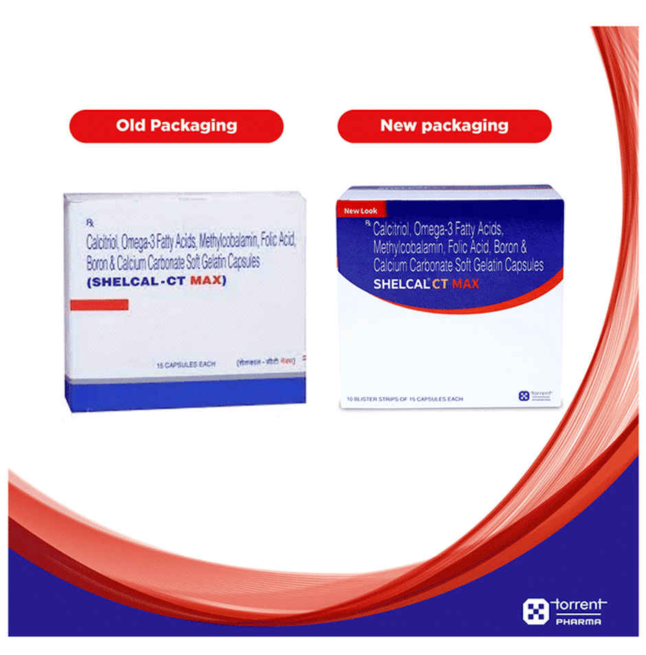 Shelcal CT Max Soft Gelatin Capsule