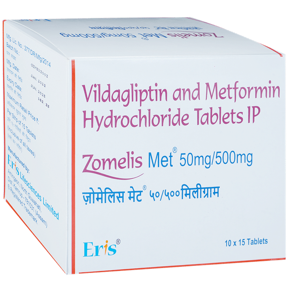 Zomelis Met 50mg/500mg Tablet