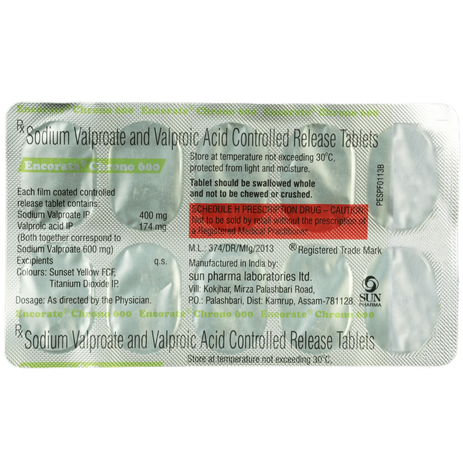 Encorate Chrono 600 Tablet CR