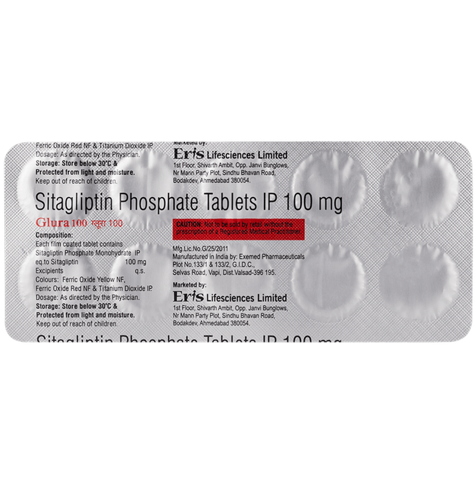 Glura 100 Tablet