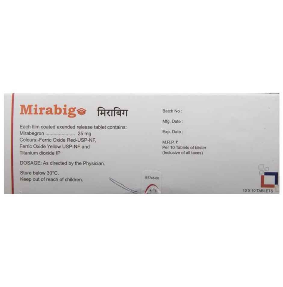 Mirabig 25mg Tablet ER