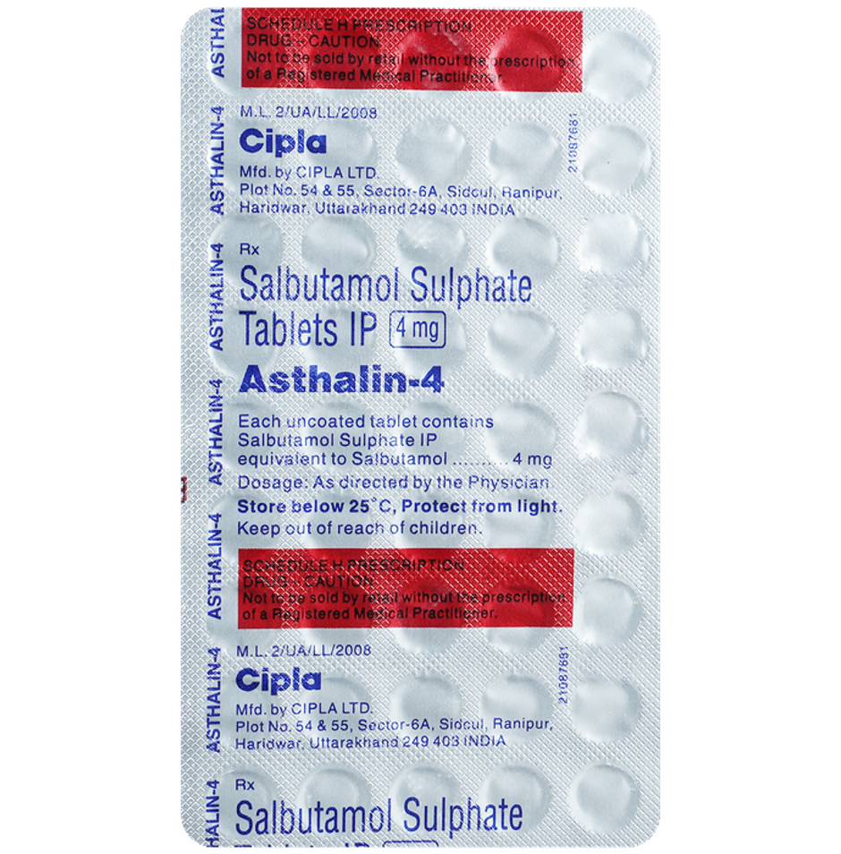 Asthalin-4 Tablet