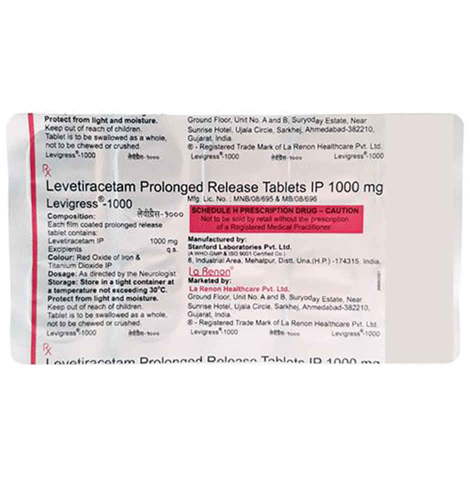 Levigress-1000 Tablet PR