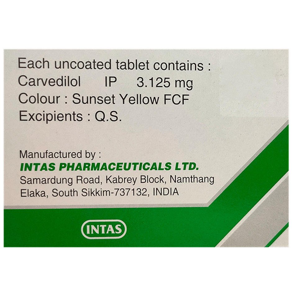 Carca-3.125 Tablet