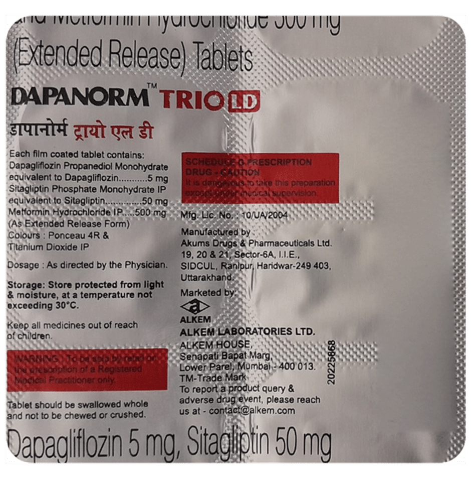 Dapanorm Trio LD Tablet ER