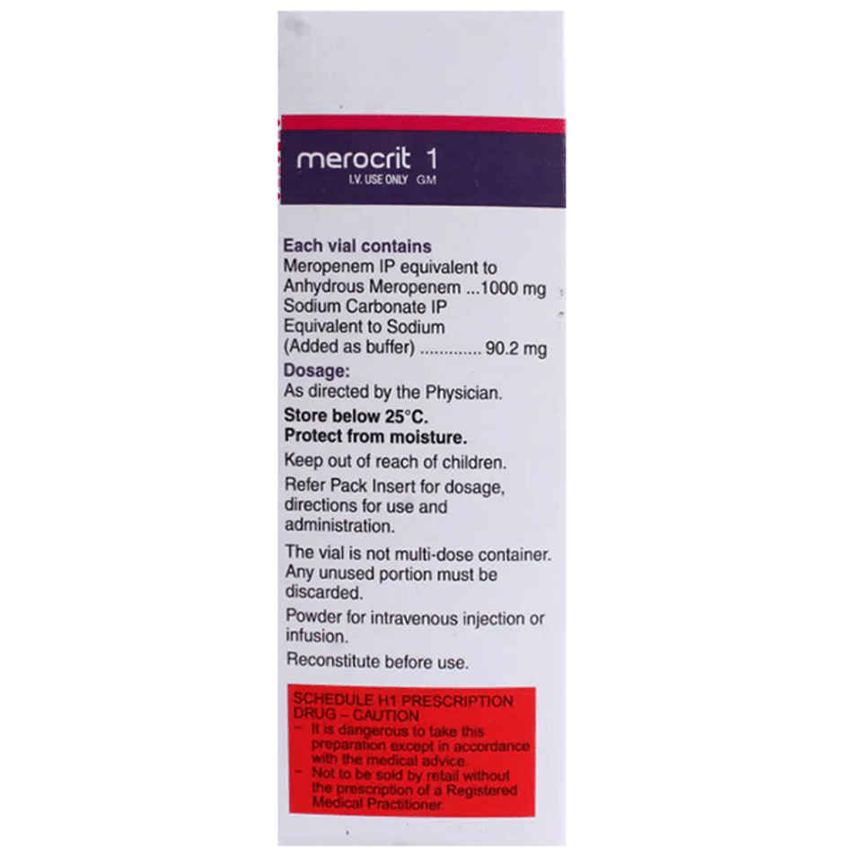 Merocrit 1gm Injection