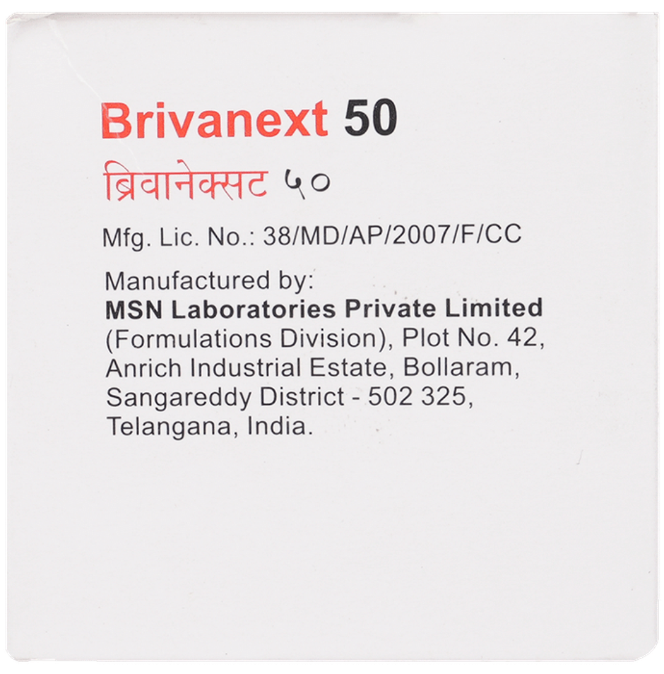 Brivanext 50 Tablet
