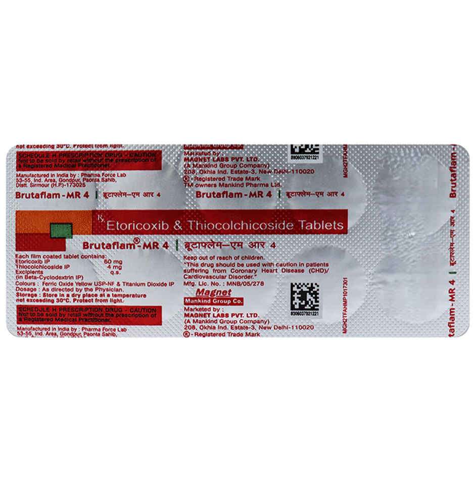 Brutaflam-MR 4 Tablet