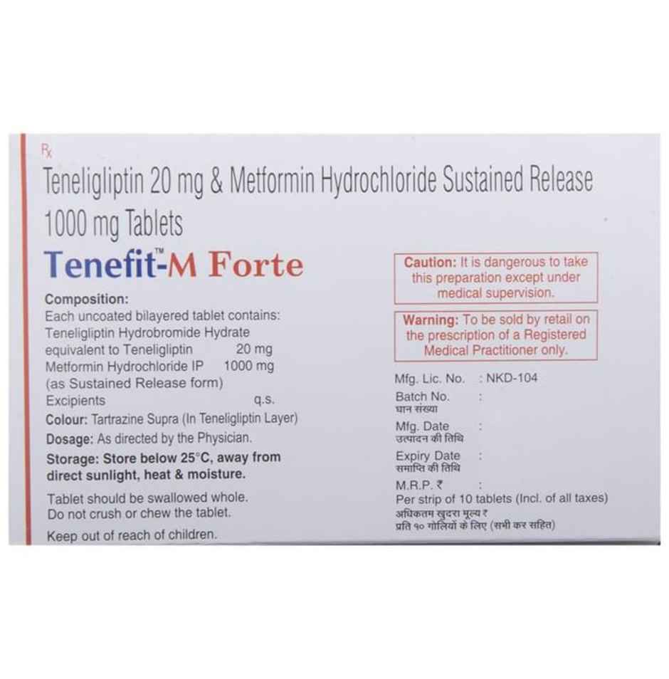 Tenefit-M Forte Tablet SR
