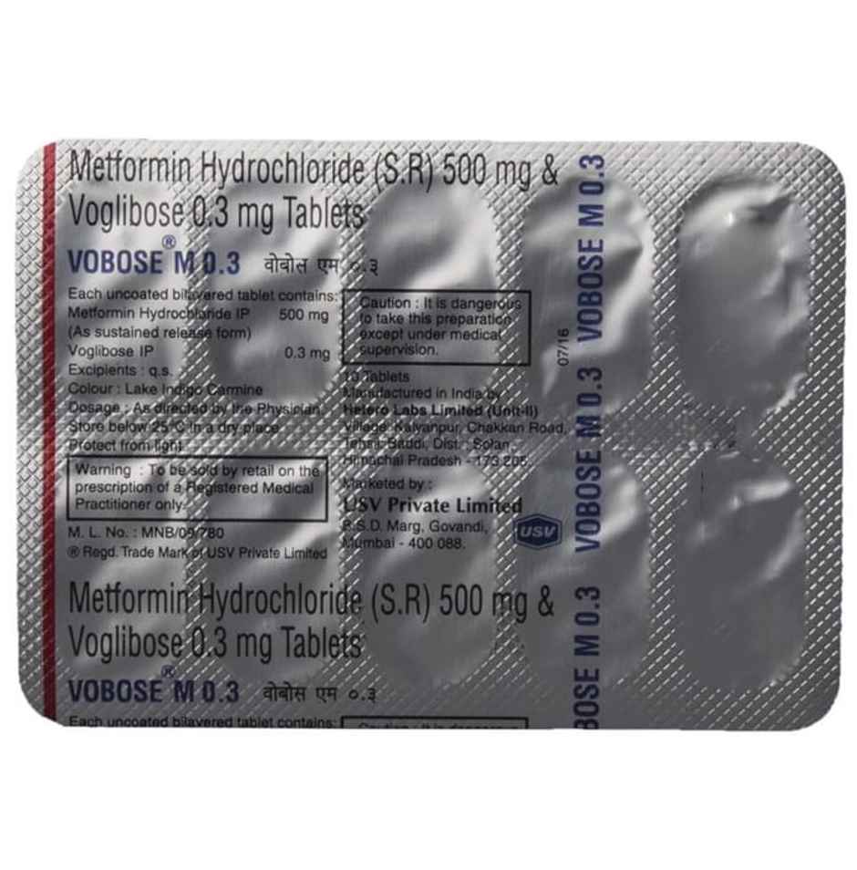 Vobose M 0.3 Tablet SR