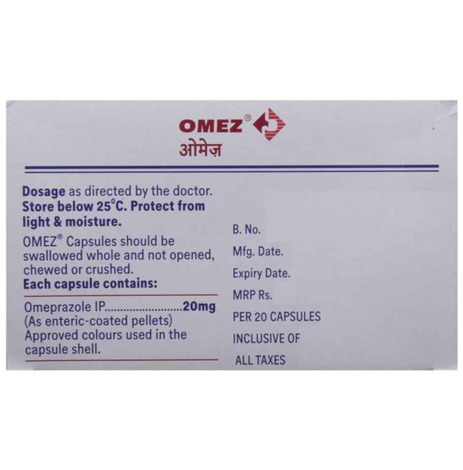 Omez 20mg Capsule