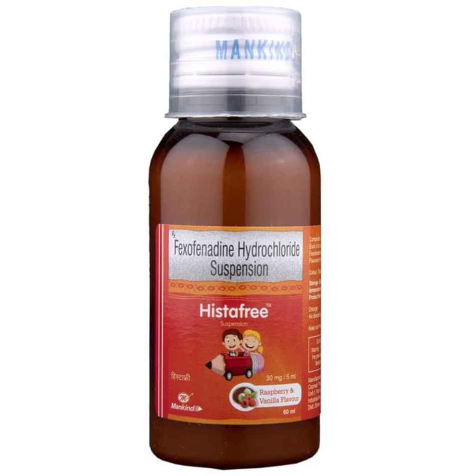 Histafree Raspberry & Vanilla Flavour Oral Suspension