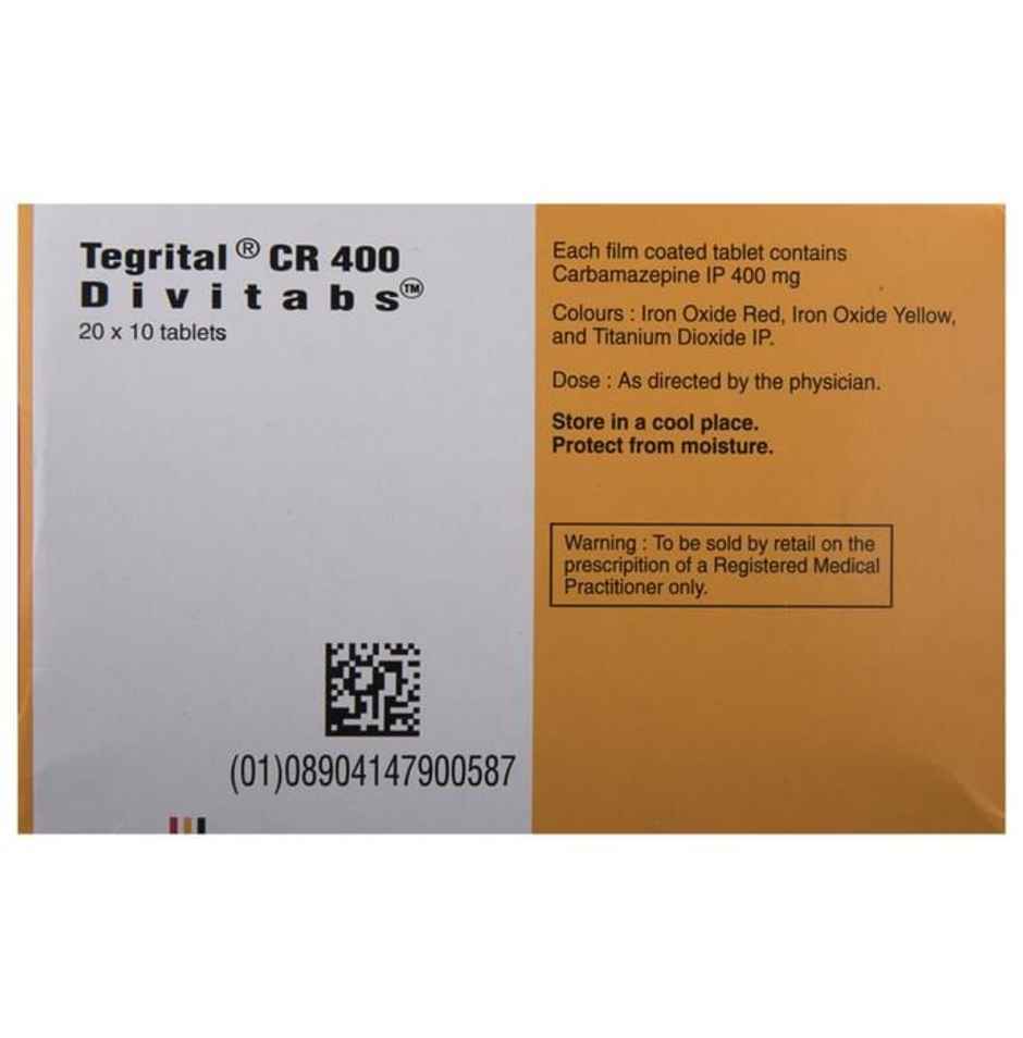 Tegrital CR 400 Divitabs Tablet ER