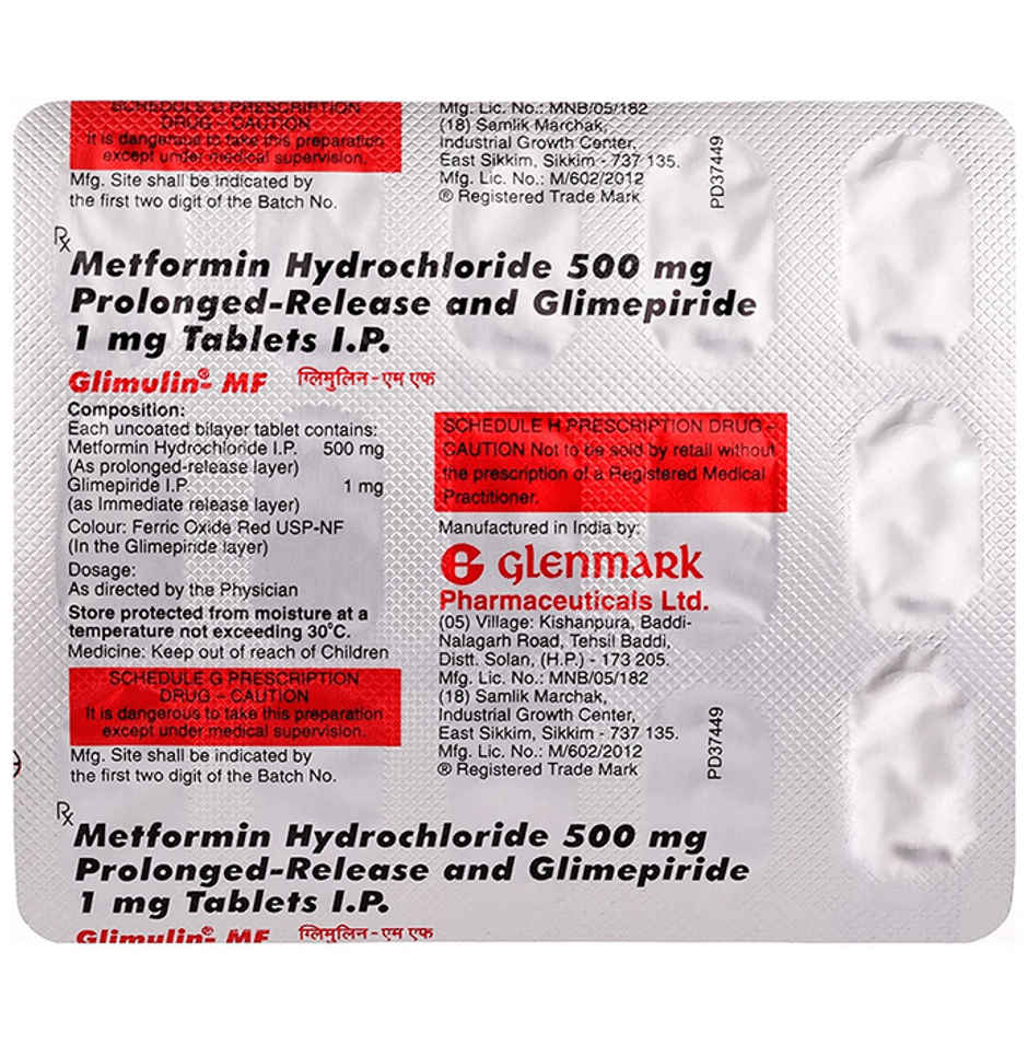 Glimulin-MF Tablet PR
