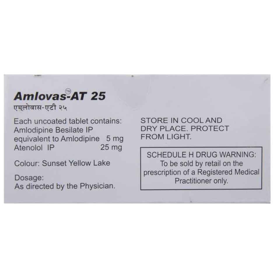Amlovas- AT 25 Tablet