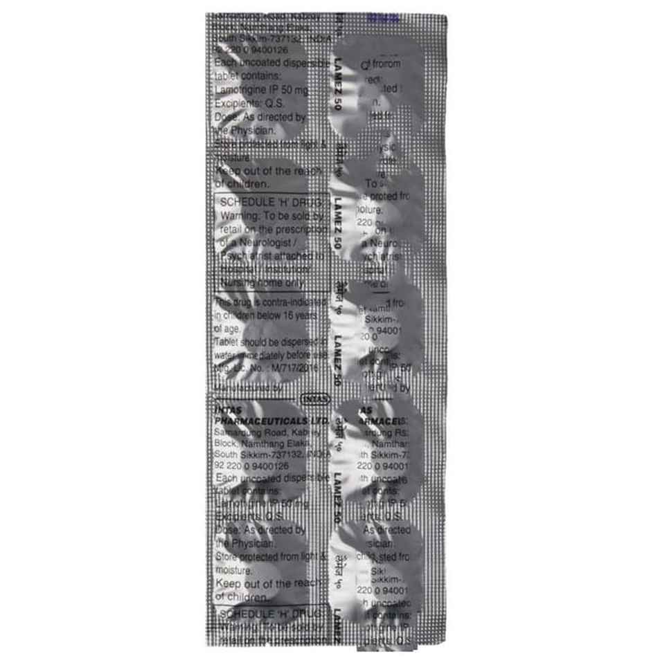 Lamez 50 Tablet DT