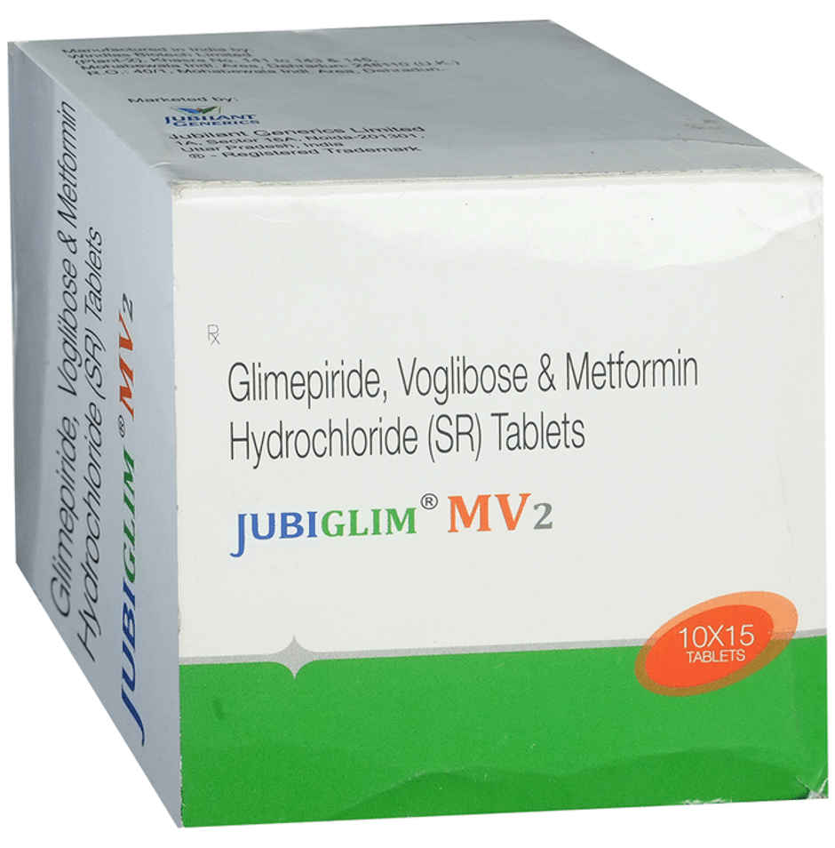 Jubiglim MV 2 Tablet SR