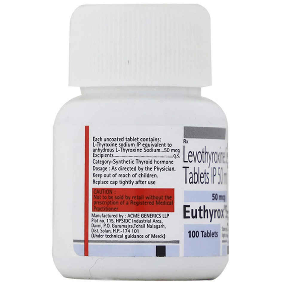 Euthyrox 50 Tablet