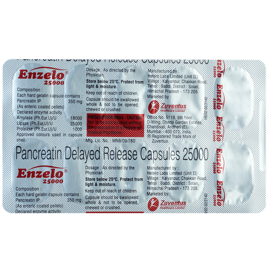 Enzelo 25000 Capsule DR