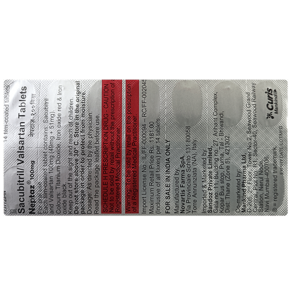 Neptaz 100mg Tablet