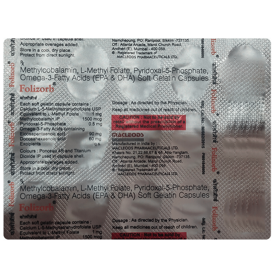Folizorb Soft Gelatin Capsule