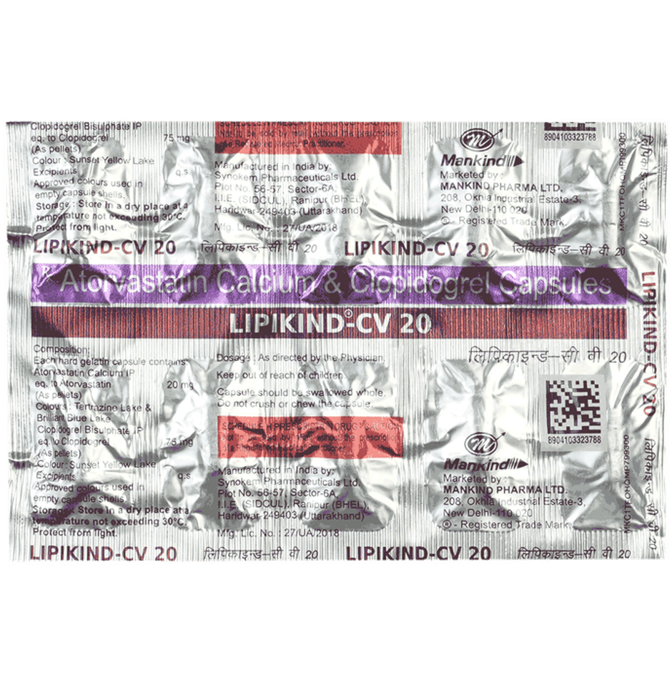 Lipikind-CV 20 Capsule