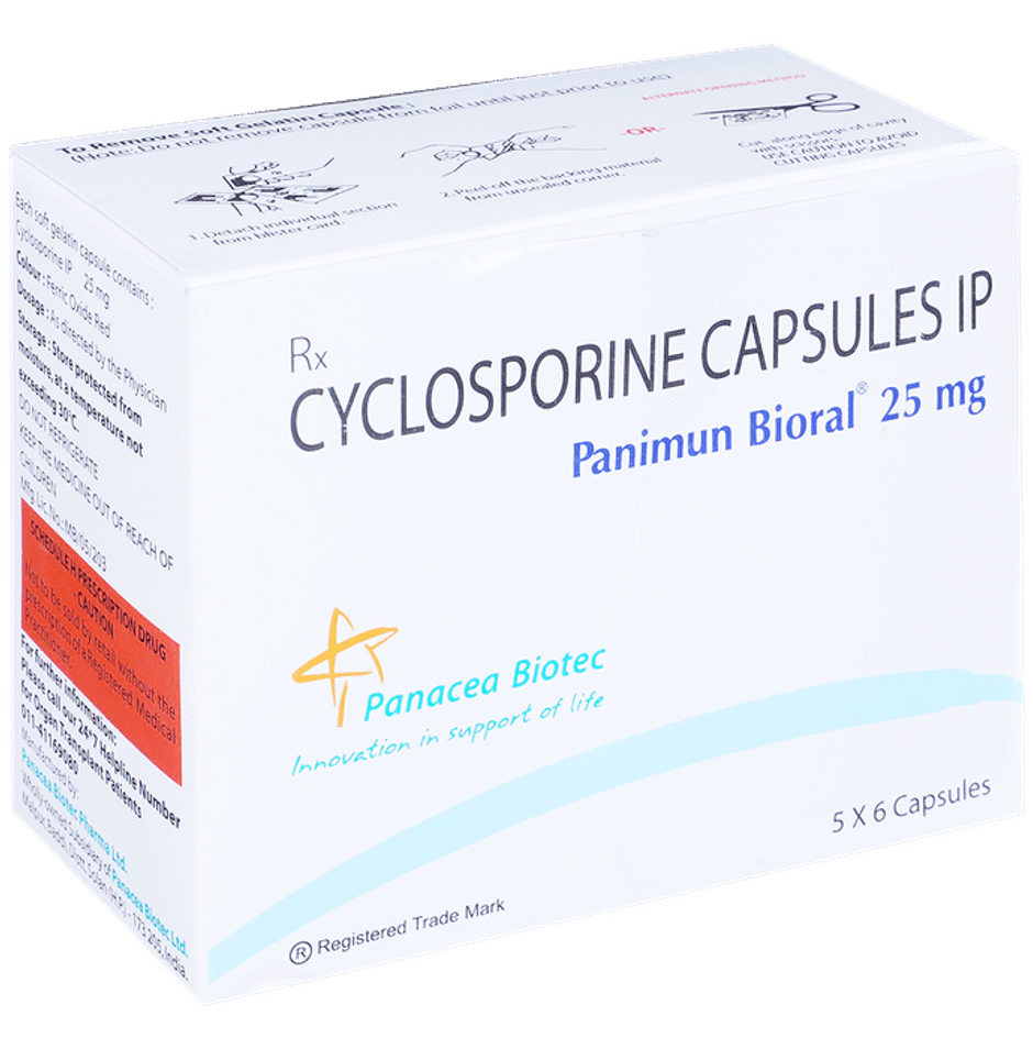 Panimun Bioral 25mg Capsule
