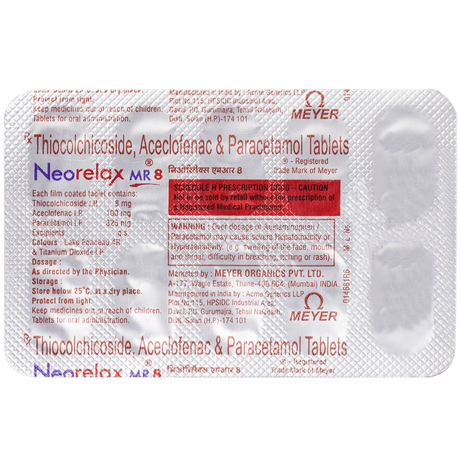 Neorelax MR 8 Tablet
