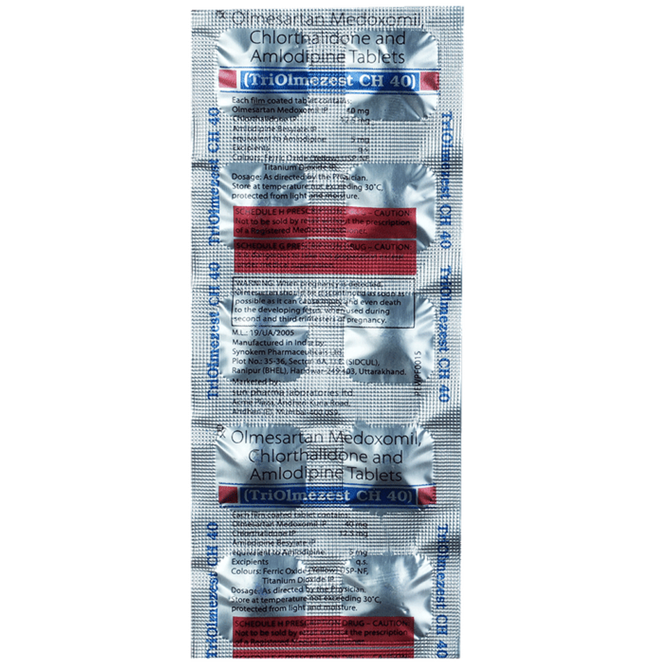 Triolmezest CH 40 Tablet