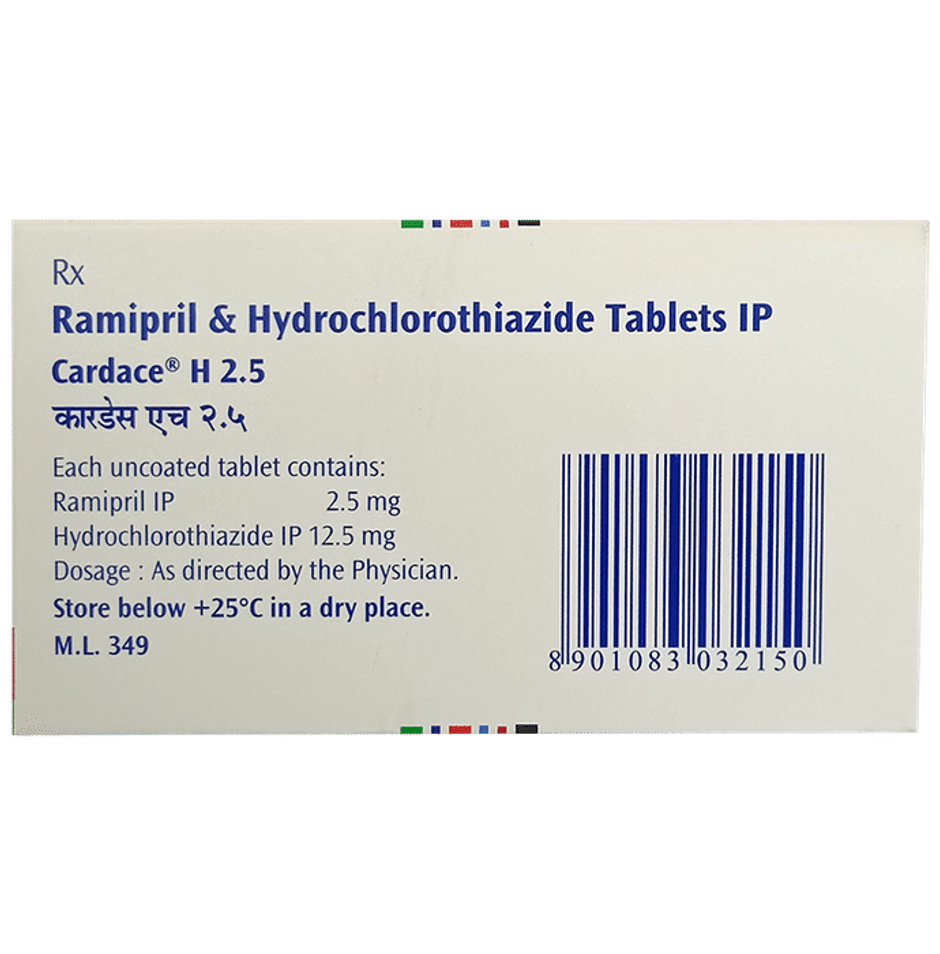 Cardace H 2.5 Tablet